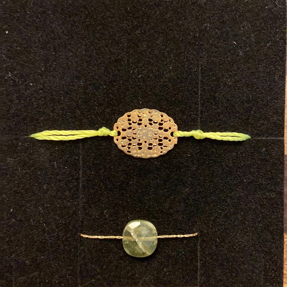 L’ atelier Emma and Chloe bracelet set. Never worn. NWOT.